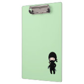 Tiny Ninja Custom Name on Green Klembord (Links)