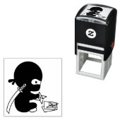 Tiny Ninja Folding Origami Star Zelfinktende Stempel (In situ)