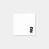 Tiny Ninja Holding Throwing Star Post-it® Notes (Voorkant)