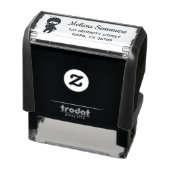 Tiny Ninja Meisje Retouradres Zelfinktende Stempel (Product)
