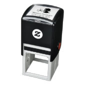 Tiny Ninja met Large Coffee Mok Address Zelfinktende Stempel (Product)