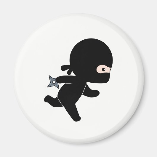 Tiny Ninja Running Magneet (Voorkant)