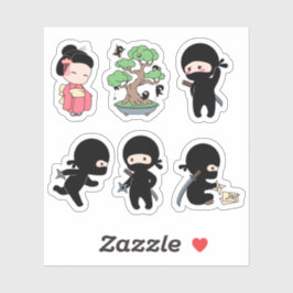 Tiny Ninja Set 1 Sticker