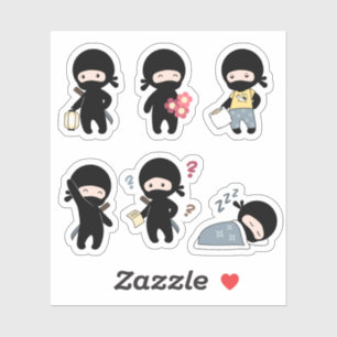 Tiny Ninja Set 4 Sticker