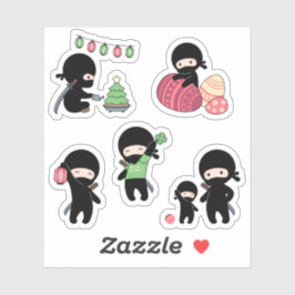 Tiny Ninja Set 6 Sticker