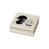 Tiny Ninja Watering Bonsai Tree Rubberstempel (Stempel)