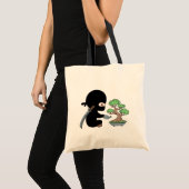 Tiny Ninja Watering Bonsai Tree Tote Bag (Voorkant (product))
