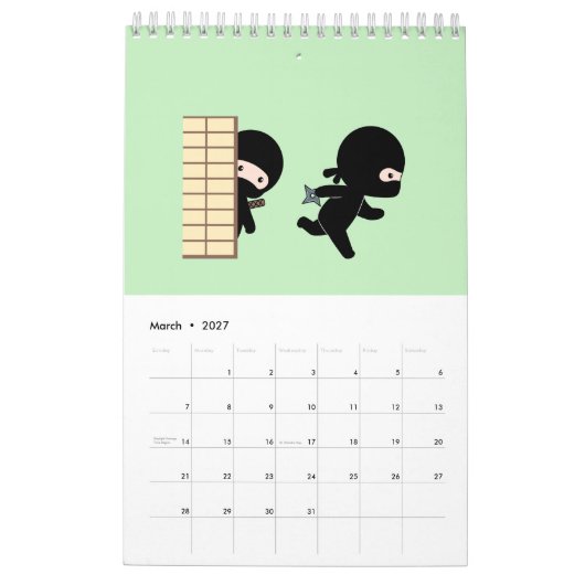 Tiny Ninjas Kalender (Mar 2027)