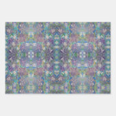 Tiny Paarse Haze Bloemen Wrapping Papier Inpakpapier Vel (Voorkant 3)