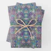 Tiny Paarse Haze Bloemen Wrapping Papier Inpakpapier Vel (In situ)