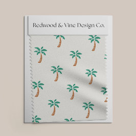 Tiny Palms Pattern Stof