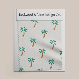 Tiny Palms Pattern Stof