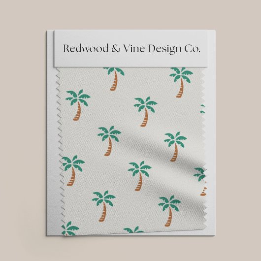 Tiny Palms Pattern Stof