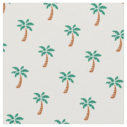 Tiny Palms Pattern Stof (Close Up)