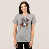 Tiny Paws, Big Love (adopteer een kitten) Tri-Blend Shirt (Voorkant volledig)