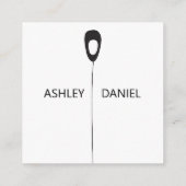 Tiny Peacock gestileerde moderne bruiloft website Informatiekaartje (Achterkant)