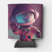 Tiny Pink Alien Blikjeskoeler (Voorkant)