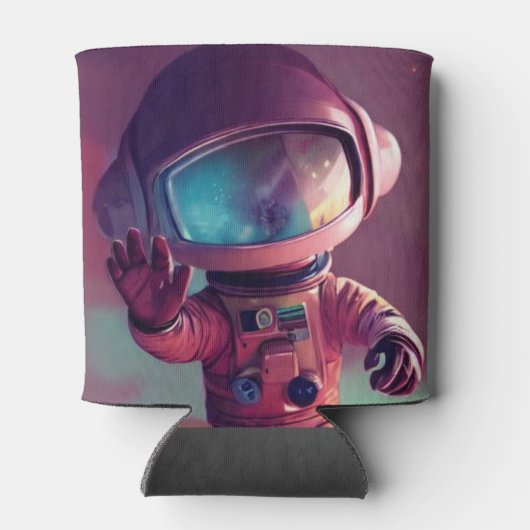 Tiny Pink Alien Blikjeskoeler (Achterkant)