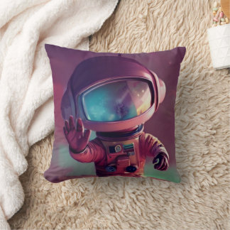 Tiny Pink Alien Kussen