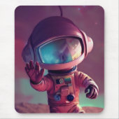 Tiny Pink Alien Muismat (Voorkant)