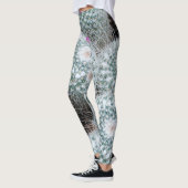 Tiny Pink Flowers Cactus Planten Leggings (Links)