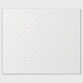 Tiny Pink Red Hearts Minimal Valentine's Day Cadeaupapier (Vlak)