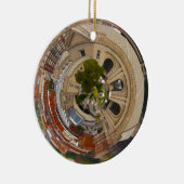 Tiny Planet Union Station Kansas City MO. Keramisch Ornament (Rechts)