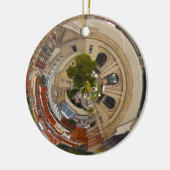 Tiny Planet Union Station Kansas City MO. Keramisch Ornament (Links)