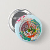 Tiny Planet Western Auto Building Kansas City, MO. Ronde Button 5,7 Cm (Voorkant /achterkant)