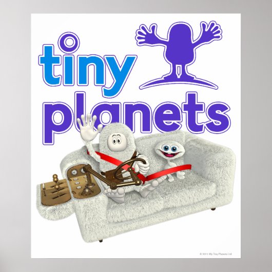 Tiny Planets Sofa Safari Poster (Voorkant)