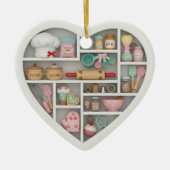 Tiny Planken: Baker Edition grafische print Bakken Keramisch Ornament (Voorkant)