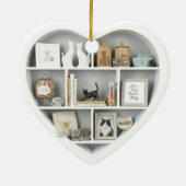 Tiny Plankjes Kat Liefhebber plank 2D print Katten Keramisch Ornament (Achterkant)