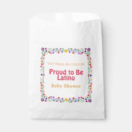 Tiny Pride, Big Culture – Trots om Latino-Baby te Bedankzakje (Voorkant)