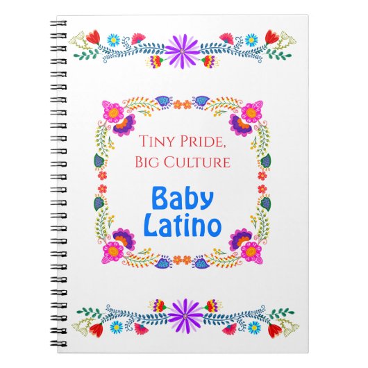 Tiny Pride, Big Culture – Trots om Latino-Baby te  Notitieboek (Voorkant)
