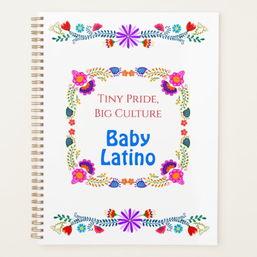 Tiny Pride, Big Culture – Trots om Latino-Baby te  Planner (Voorkant)