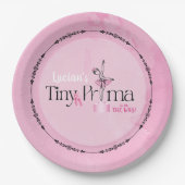 Tiny Prima Is On The Way Paper Plates Papieren Bordje (Voorkant)