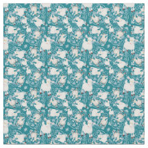 TINY PRINT voor maskers Blauwgroen Kute Little Whi