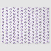tiny purple gray volleyballs pattern tissuepapier (Voorkant)