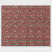 Tiny Red Brick Urban Cadeaupapier (Vlak)