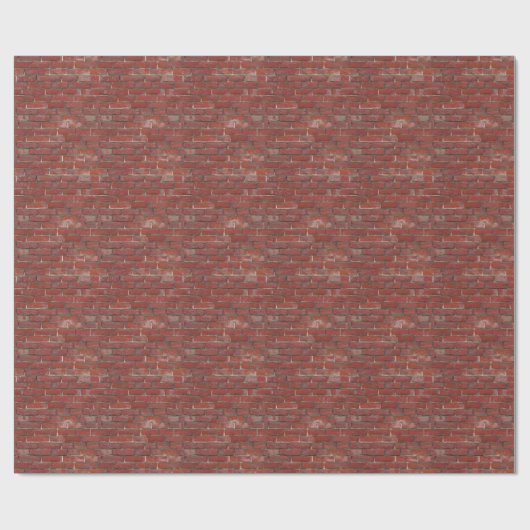 Tiny Red Brick Urban Cadeaupapier (Vlak)