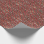 Tiny Red Brick Urban Cadeaupapier (Hoek)