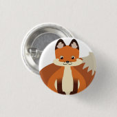 Tiny Red Fox Button (Voorkant /achterkant)
