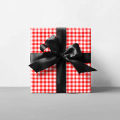 Tiny Red Gingham Cadeaupapier