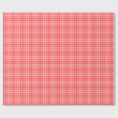 Tiny Red Gingham Cadeaupapier (Vlak)