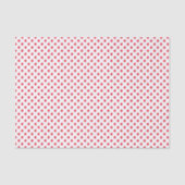 Tiny Red Hearts Valentijnsdag Gift Tissue Paper Tissuepapier (Voorkant)