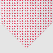 Tiny Red Hearts Valentijnsdag Gift Tissue Paper Tissuepapier (Detail)