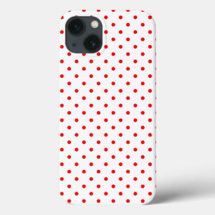 Tiny Red Polka Dot Pattern Case-Mate iPhone Case