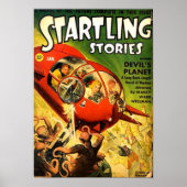 Tiny Red Spaceship Poster (Voorkant)