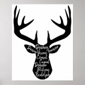 Tiny Reindekerst Poster (Voorkant)