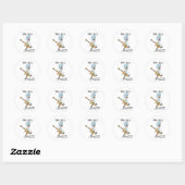 Tiny Rick Classic Ronde Sticker (Vel)